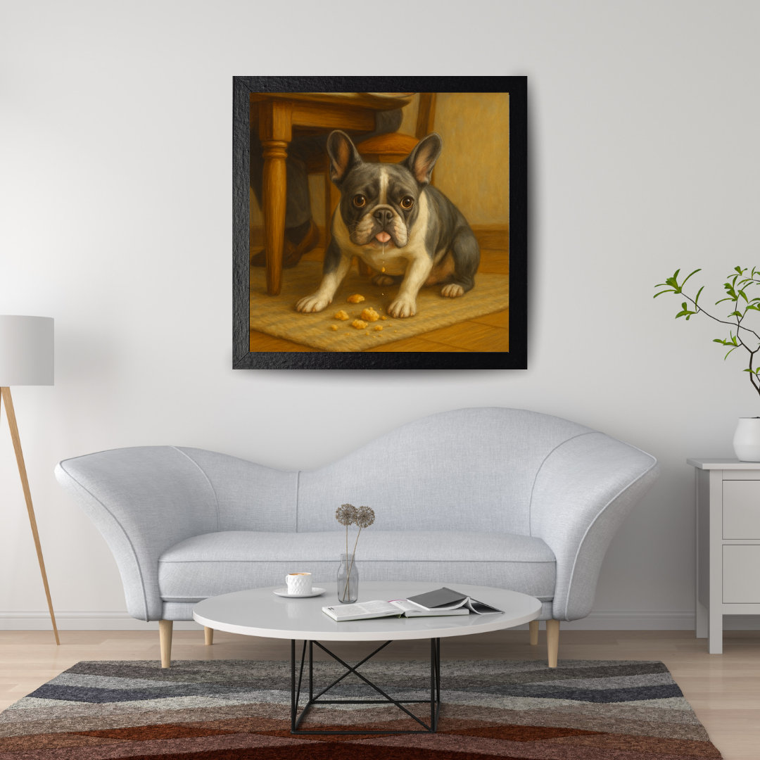 Bulldog Under the Table Heist – Digital Download 🍽️