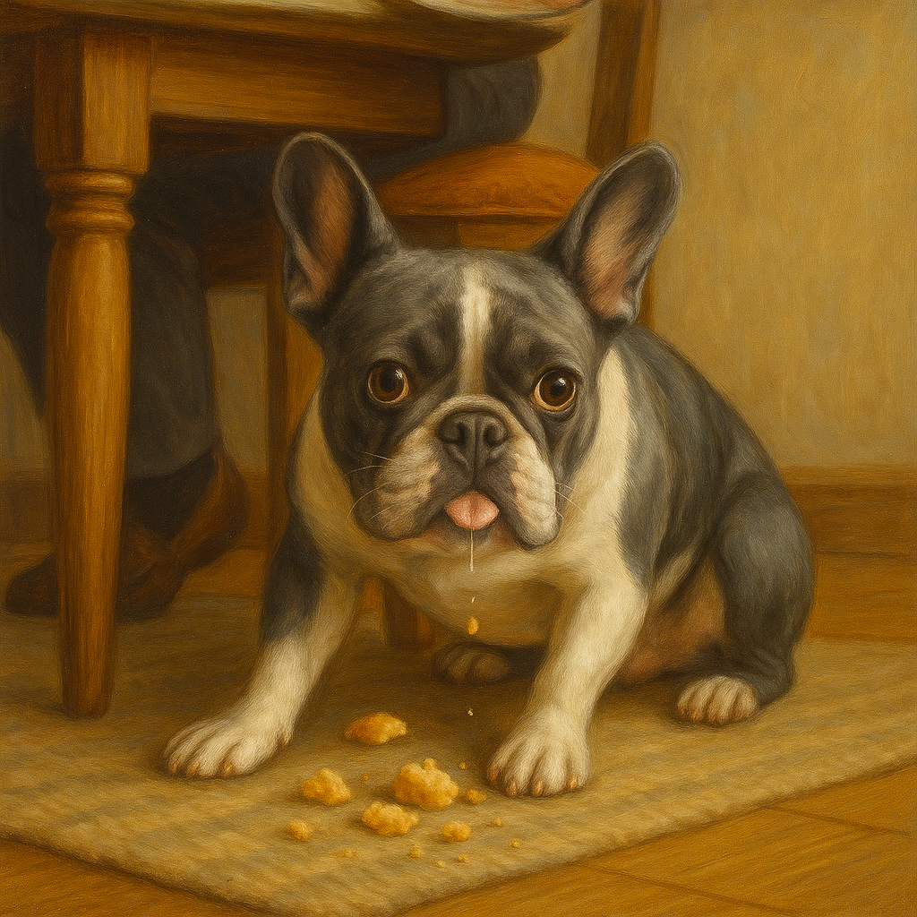 Bulldog Under the Table Heist – Digital Download 🍽️