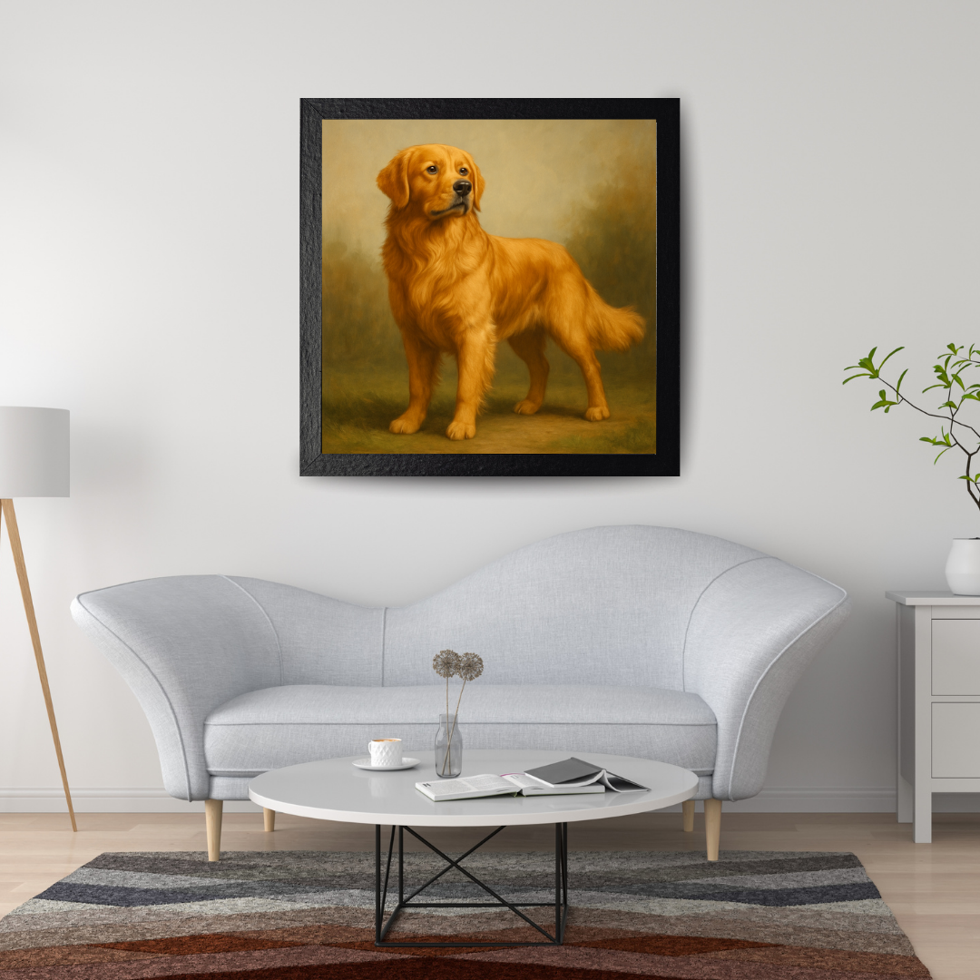 Squirrel Alert – Golden on Guard
