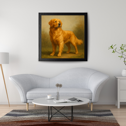 Squirrel Alert – Golden on Guard